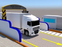 Portal Gantry X-Ray  Truck Cargo Trailer Container Scanning 