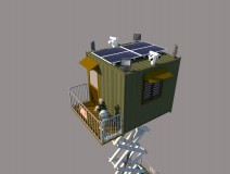 Bullet Resistant Mobile Security Tower - Bulletproof Portable Security Tower