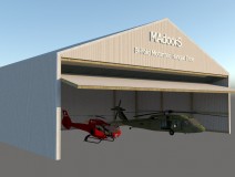 Bi-Fold Hangar Door