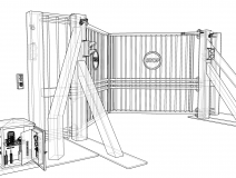 ASTM M50 M30 Counter Terrorism Terra Swing V-Gate