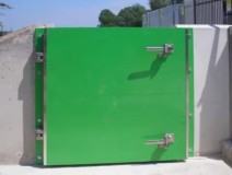 Swing-Hinged Flood Gate Door