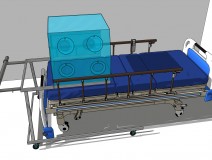 COVID-19 Coronavirus Patient Intubation Cabinet