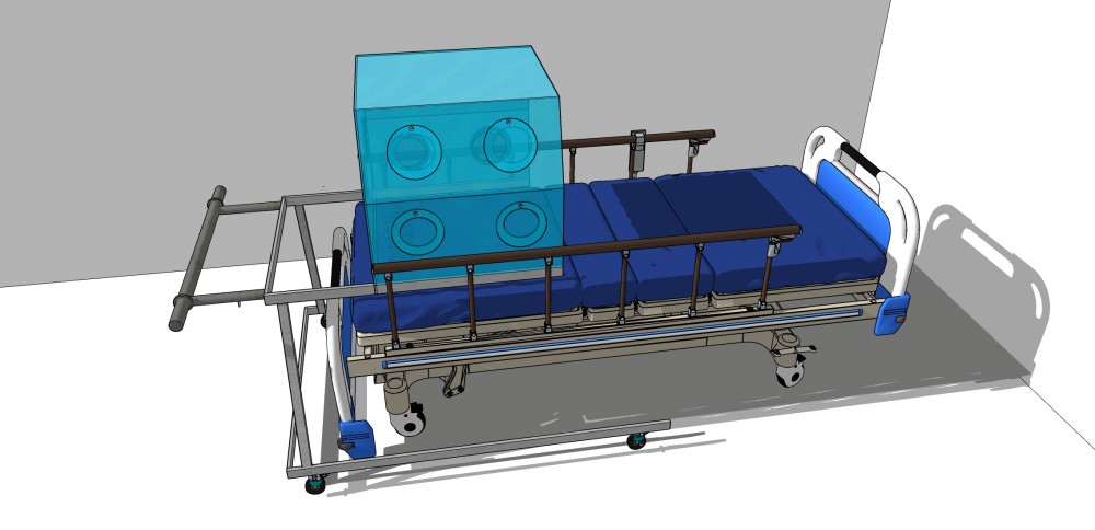 COVID-19 Coronavirus Patient Intubation Cabinet