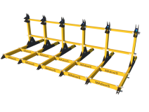 Manual Wheeled Road Blocker Portable Barrier Systems