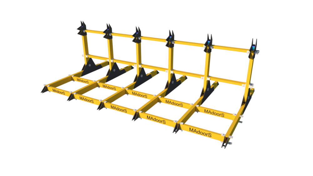 Manual Wheeled Road Blocker Portable Barrier Systems