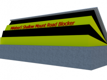 Shallow Telescopic Accordion Road Blocker Barricade Barrier 