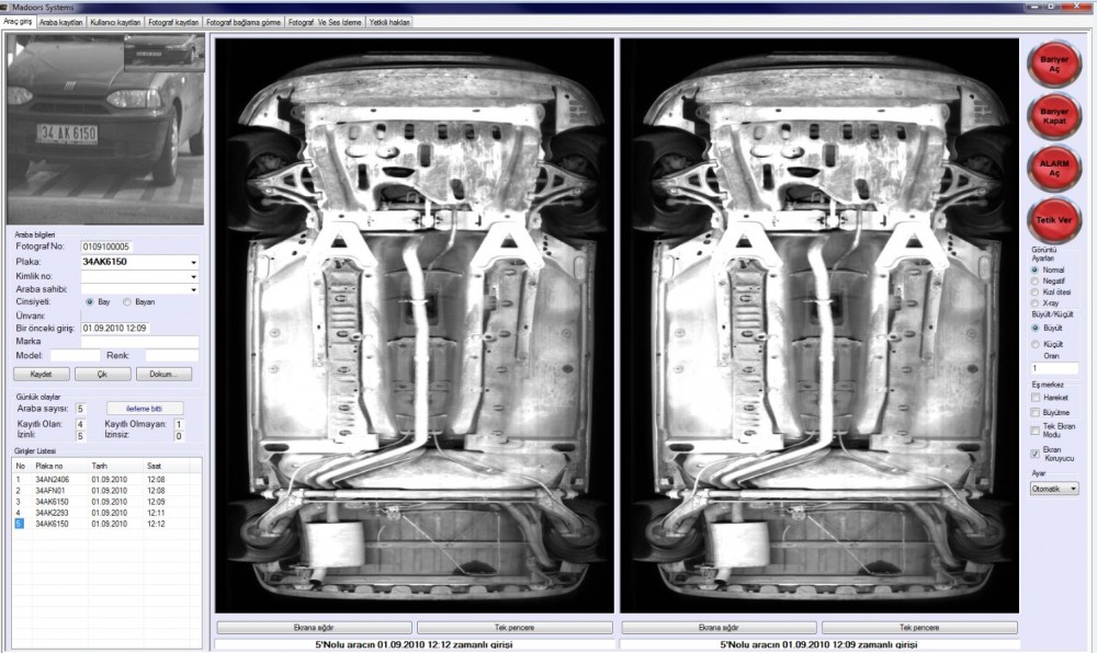 Under Vehicle Scanning Auto Vehicle Expertise Test System