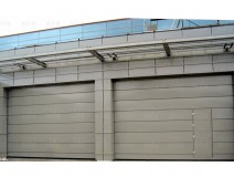 Bulletproof Garage Door , Bullet Resistant Industrial Sectional Door