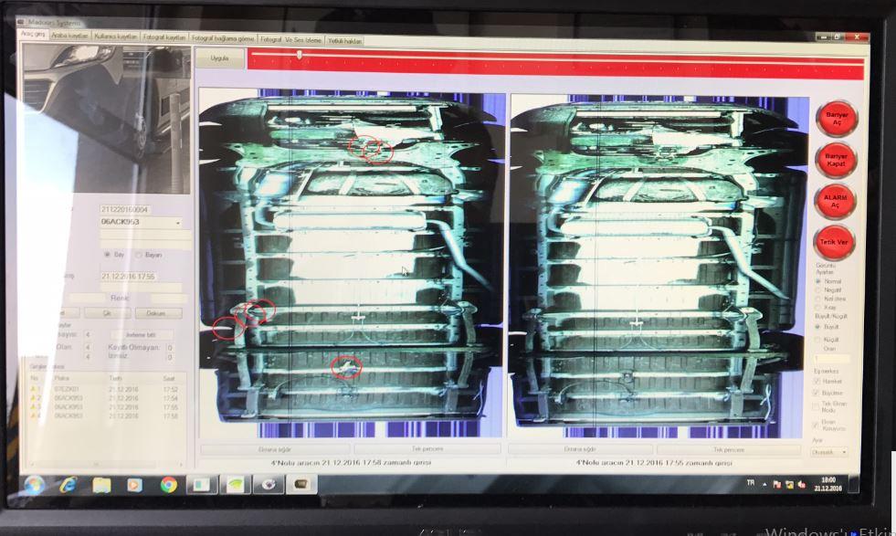 Automatic Comparative Under Vehicle Surveillance System