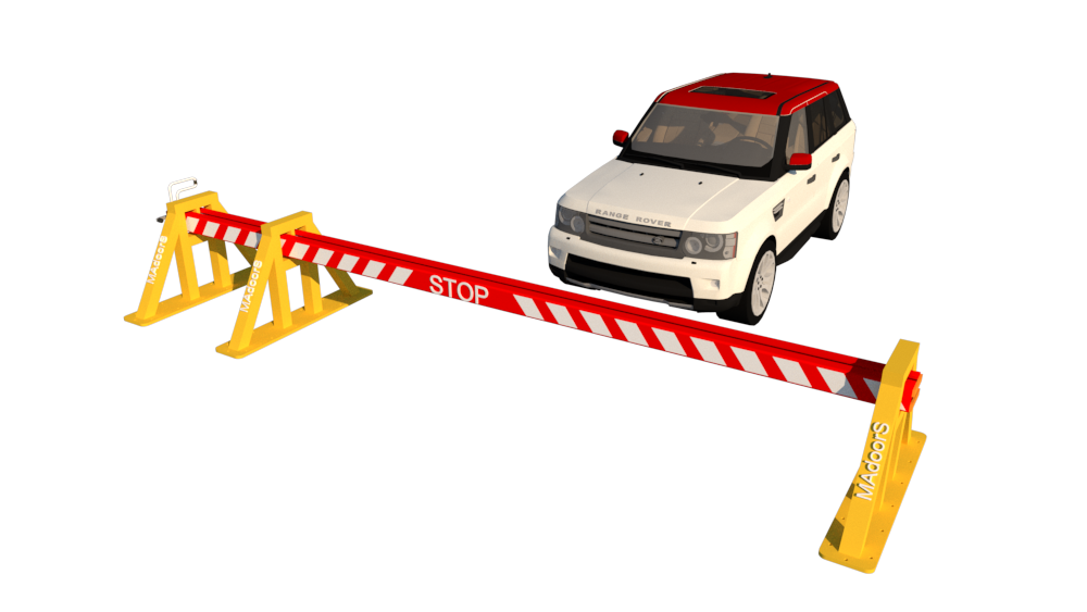 Non-motorized And Motorized Sliding Arm Beam Barrier Gate