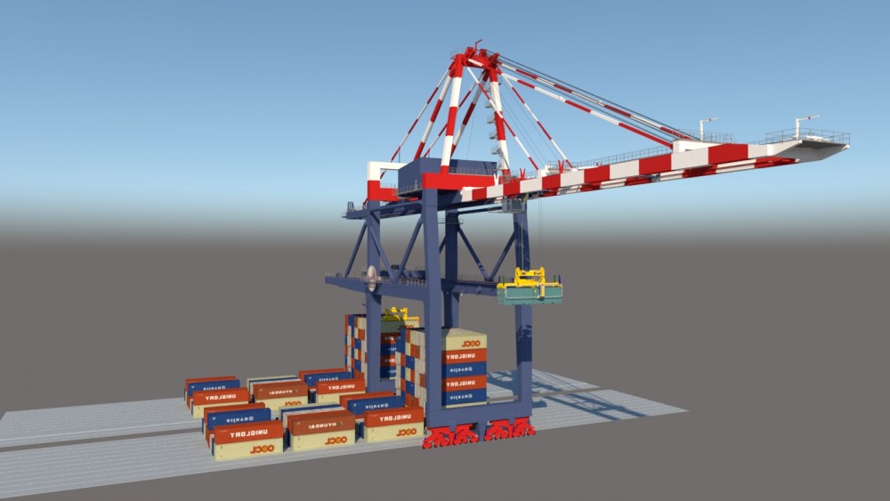 X-ray Container Scanning Inspection System For Crane 