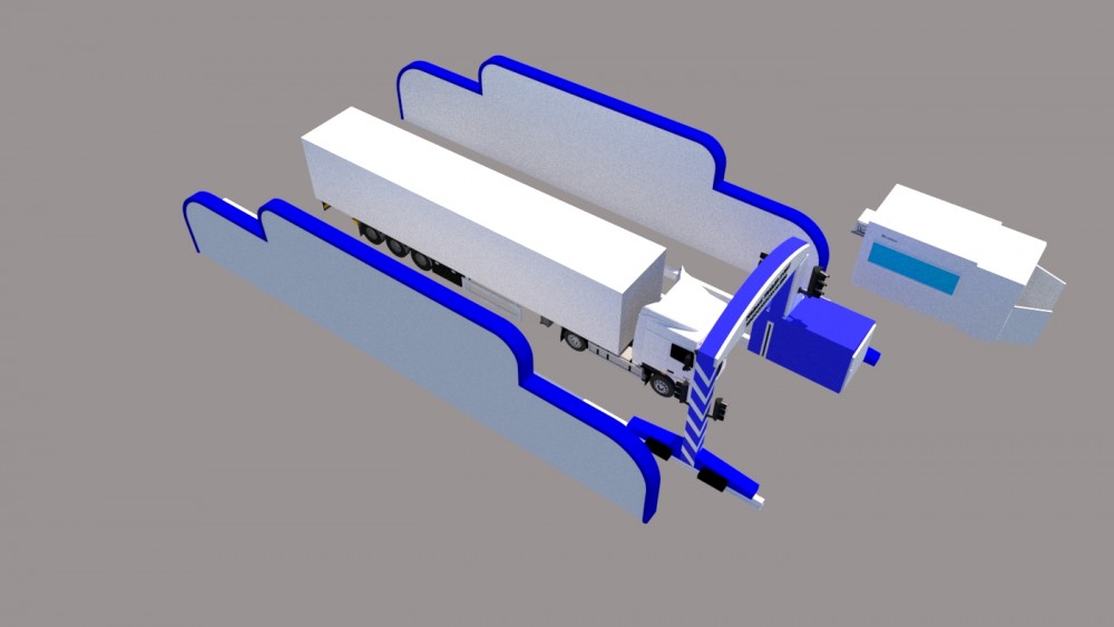 Gantry Portal X-Ray Truck Trailer Container Cargo Vehicle Inspection System